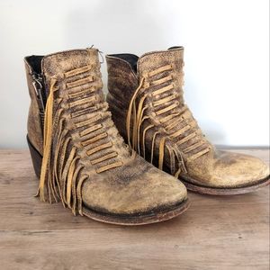 Corral Fringe Booties